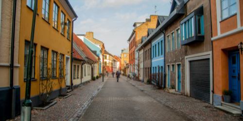 CityWalk olika stadsdelar i Malmö