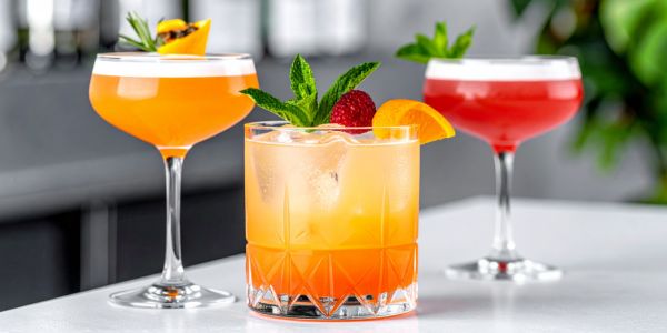 Cocktails på cocktailsprovning